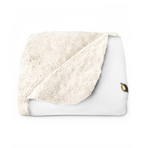 Gold Crown Sherpa Fleece Blanket - Lili White Creations 