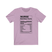 Load image into Gallery viewer, Nurse Nutritions Label Unisex Jersey Short Sleeve Tee - Lili White Creations 