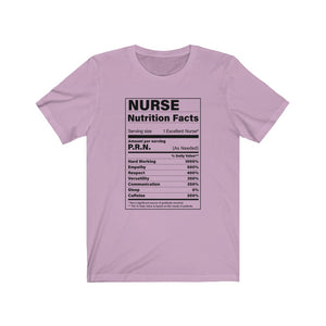 Nurse Nutritions Label Unisex Jersey Short Sleeve Tee - Lili White Creations 