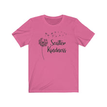 Load image into Gallery viewer, Scatter Kindness Dandelion Unisex Jersey Short Sleeve Tee - Lili White Creations 