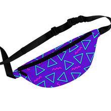 Load image into Gallery viewer, 90s Purple Design Fanny Pack - Lili White Creations 