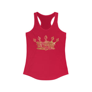 Golden Crown Women's Ideal Racerback Tank Top - Lili White Creations 