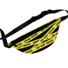 Load image into Gallery viewer, Crime Scene Tape Fanny Pack - Lili White Creations 