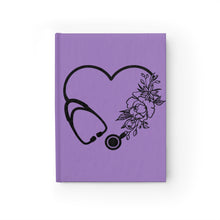 Load image into Gallery viewer, Floral Stethoscope Journal - Ruled Line - Lili White Creations 