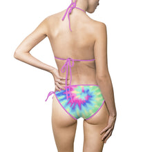 Load image into Gallery viewer, Pastel Tye Dye Women&#39;s Bikini Swimsuit - Lili White Creations 