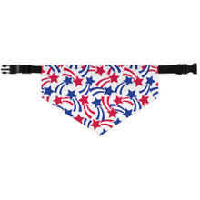 Load image into Gallery viewer, Fourth of July Stars Pet Bandana Collar - Lili White Creations 