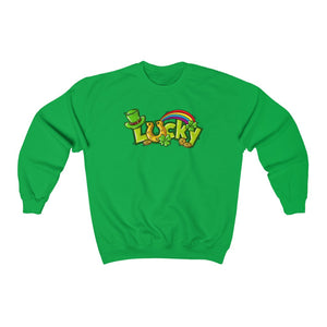 Lucky St, Patrick's Day Unisex Heavy Blend™ Crewneck Sweatshirt - Lili White Creations 