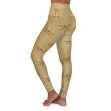 Load image into Gallery viewer, Dragonfly High Waisted Yoga Leggings - Lili White Creations 