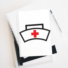 Load image into Gallery viewer, Nurses Cap/ Nurse Life Double Sided Journal - Ruled Line - Lili White Creations 