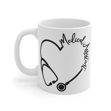 Load image into Gallery viewer, Medical Assistant Stethoscope Mug 11oz - Lili White Creations 