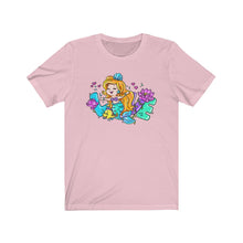 Load image into Gallery viewer, Mermaid Love Valentine&#39;s Day Unisex Jersey Short Sleeve Tee - Lili White Creations 