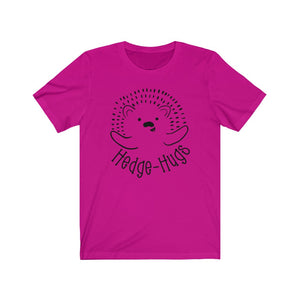 Hedge- Hugs Hedgehog Unisex Jersey Short Sleeve Tee - Lili White Creations 