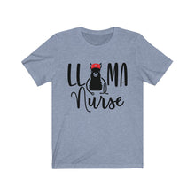 Load image into Gallery viewer, Llama Nurse Unisex Jersey Short Sleeve Tee - Lili White Creations 