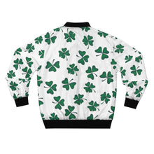 Load image into Gallery viewer, Shamrock AOP Bomber Jacket - Lili White Creations 