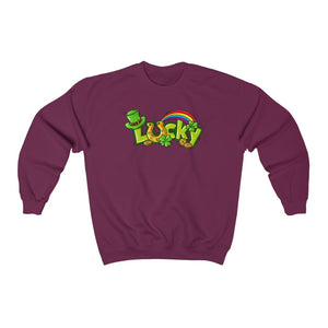 Lucky St, Patrick's Day Unisex Heavy Blend™ Crewneck Sweatshirt - Lili White Creations 