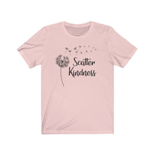 Load image into Gallery viewer, Scatter Kindness Dandelion Unisex Jersey Short Sleeve Tee - Lili White Creations 