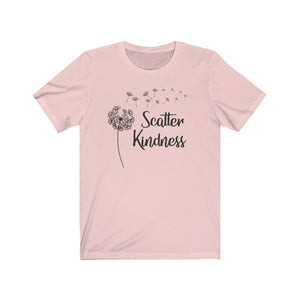 Scatter Kindness Dandelion Unisex Jersey Short Sleeve Tee - Lili White Creations 