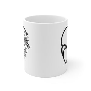 Flower Stethoscope Mug 11oz - Lili White Creations 