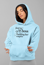 Load image into Gallery viewer, Just A Girl Boss Building Her Empire Unisex Heavy Blend Hooded Sweatshirt - Lili White Creations 