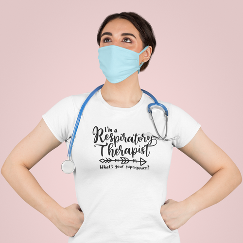 I'm a Respiratory Therapist. What's Your Superpower? Unisex Jersey Short Sleeve Tee - Lili White Creations 