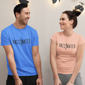 Vaccinated Unisex Jersey Short Sleeve Tee - Lili White Creations 