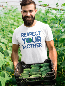 Respect Your Mother Earth Unisex Jersey Short Sleeve Tee - Lili White Creations 